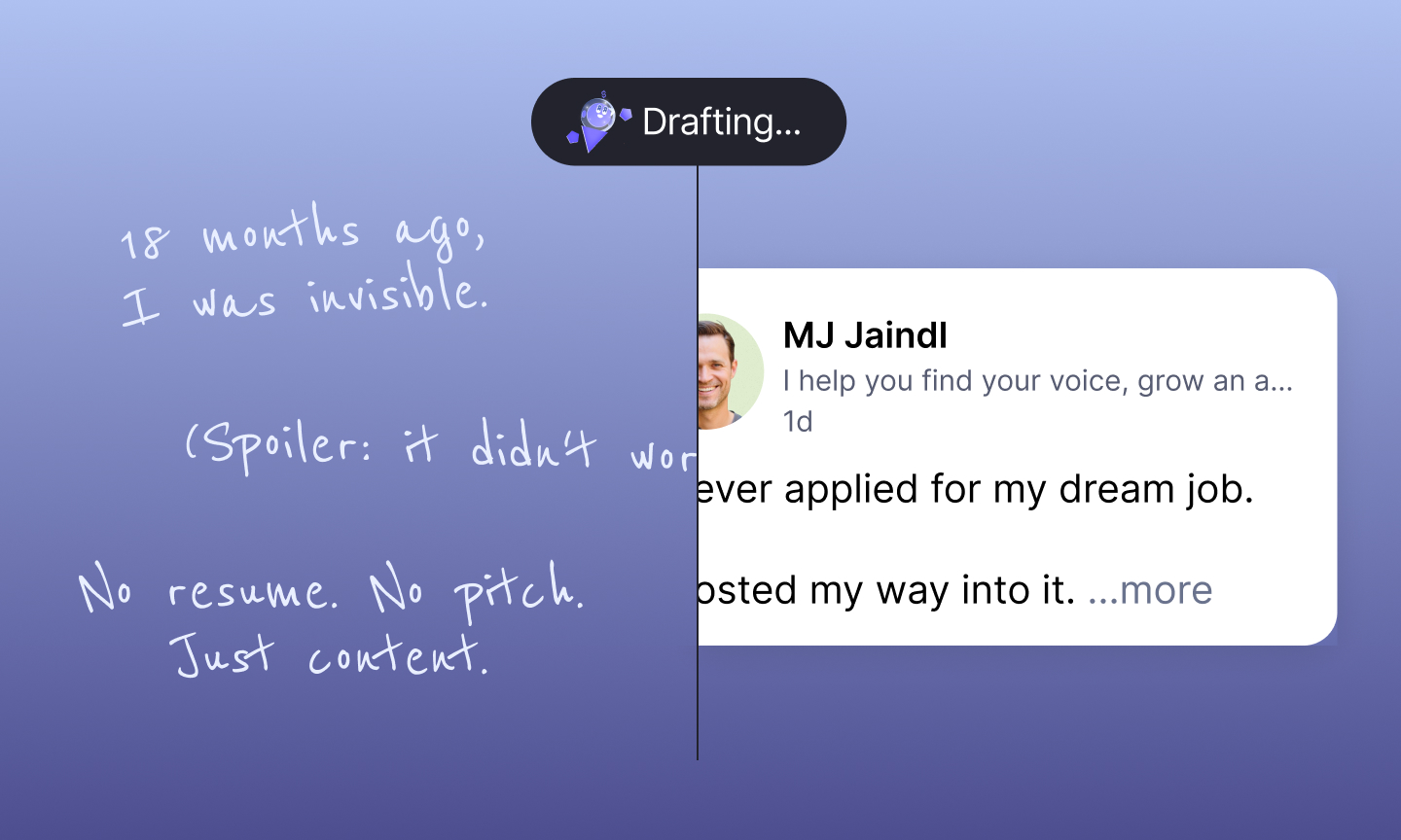 Stanley LinkedIn content coaching tool